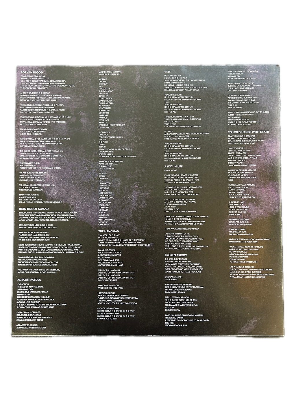 Casualties Of Violence, 180 gram BLACK VINYL