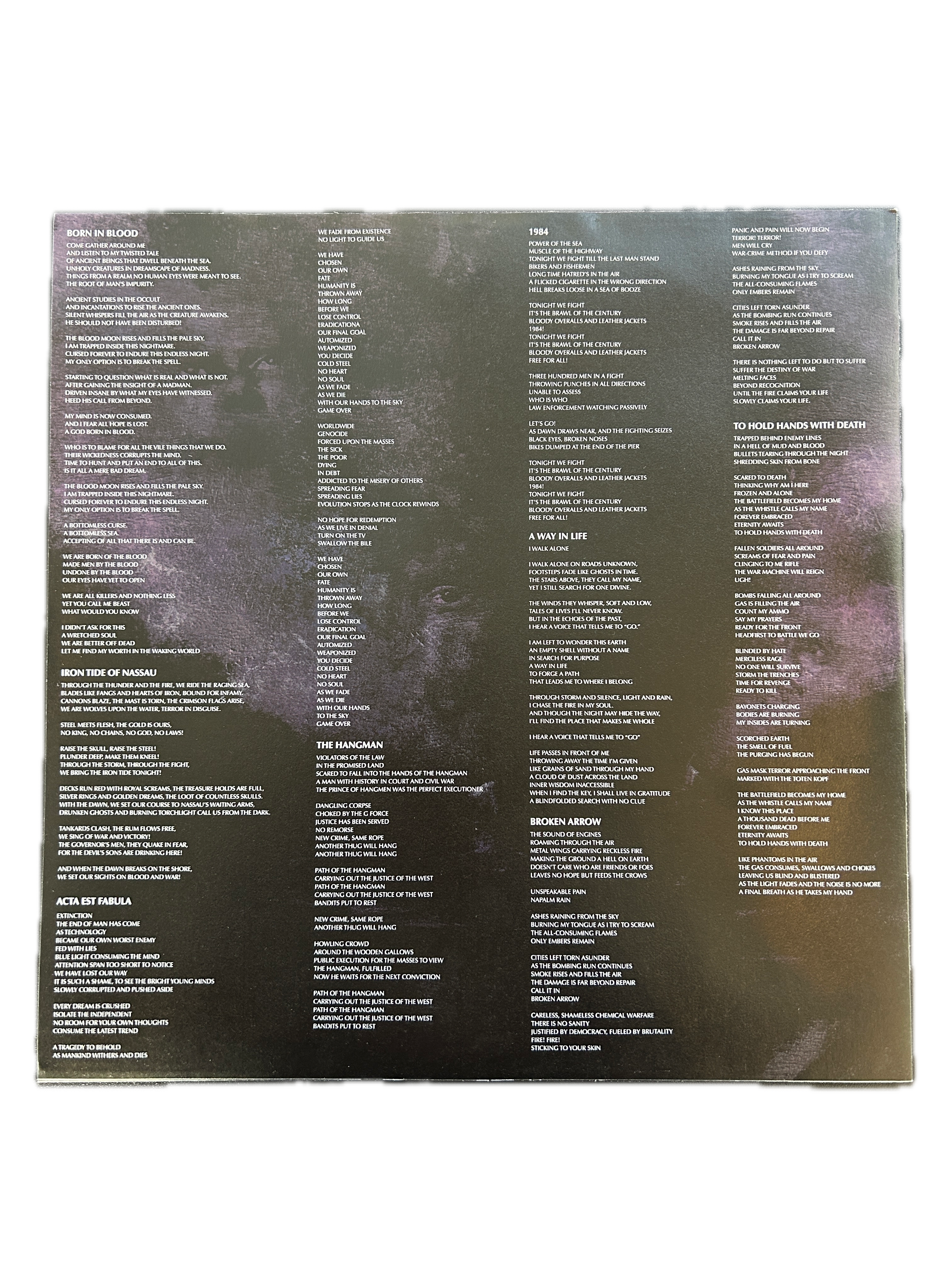 Casualties Of Violence - LIMITED - Purple/Black/White/Transparent Splatter Vinyl