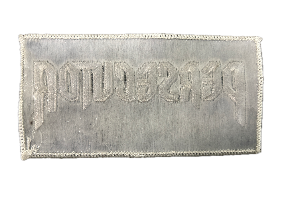 White Logo Patch