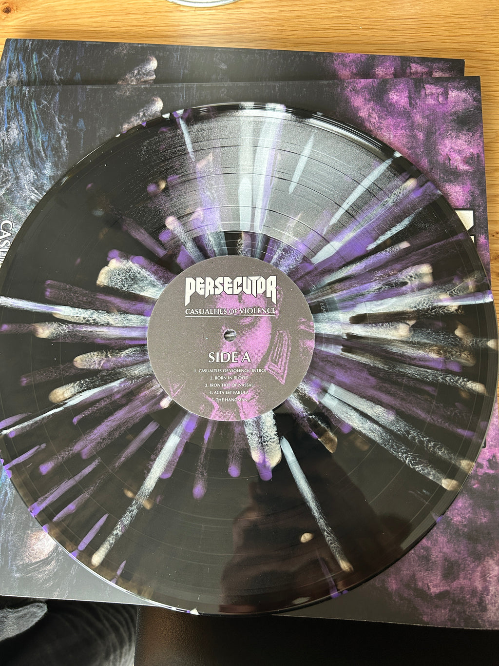 Casualties Of Violence - LIMITED - Purple/Black/White/Transparent Splatter Vinyl