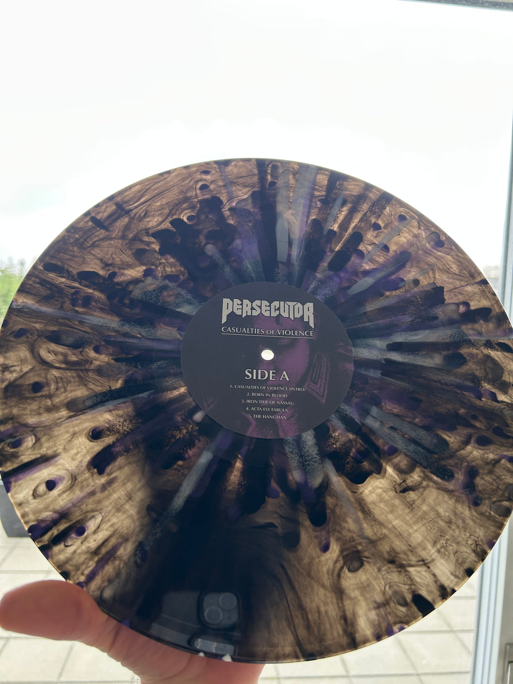 Casualties Of Violence - LIMITED - Purple/Black/White/Transparent Splatter Vinyl