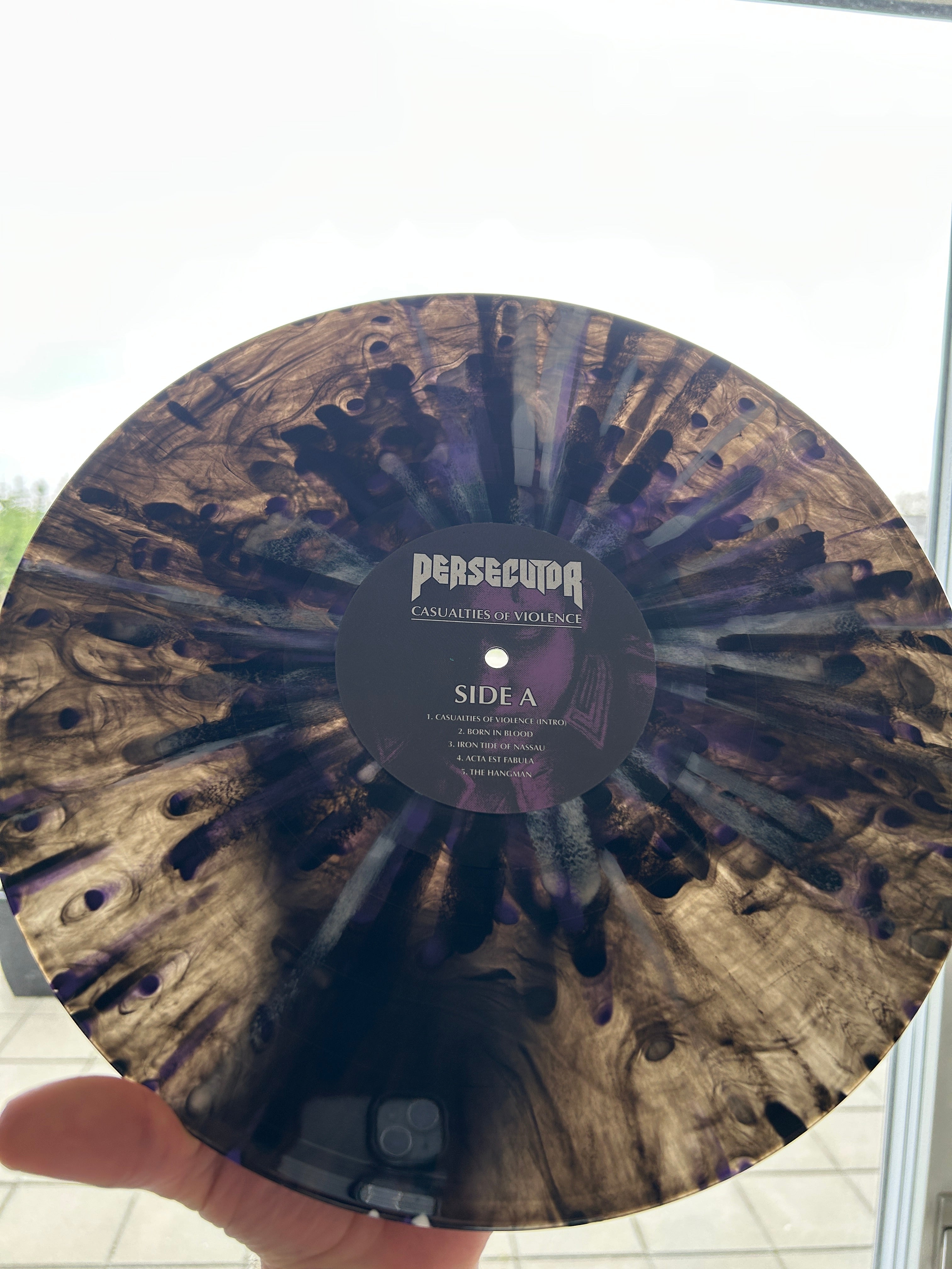 Casualties Of Violence - LIMITED - Purple/Black/White/Transparent Splatter Vinyl